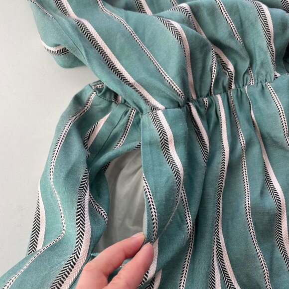 Maje Womens Striped Pandora Jumpsuit Size 38 Casual Chic Bohemian Minimalist - Picture 7 of 15